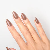 Hot Chocolate Press on nail Kit avec Colle