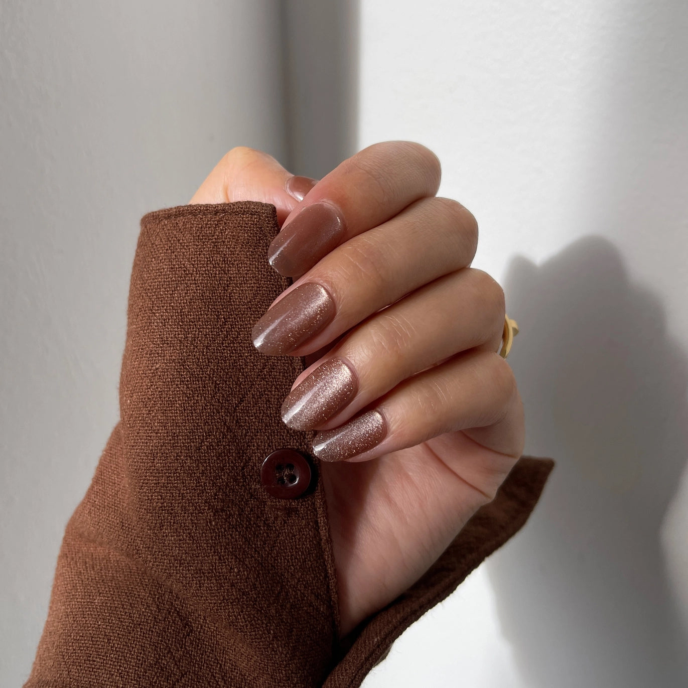 Velvet Cocoa Press on nail Kit avec Colle