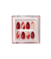 Candy Red Press on nail Kit avec Colle