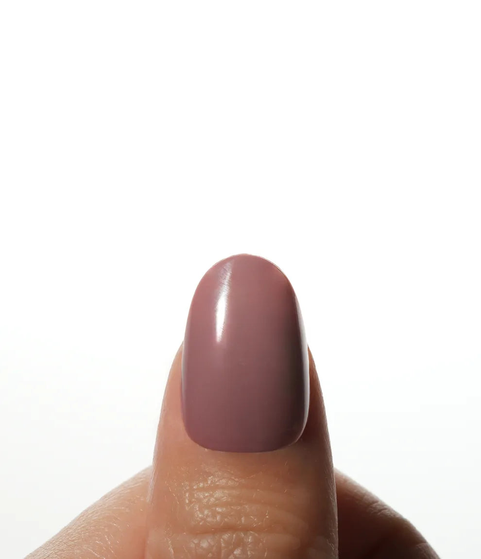 Mauve Press on nail Kit avec Colle