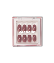 Mauve Press on nail Kit avec Colle